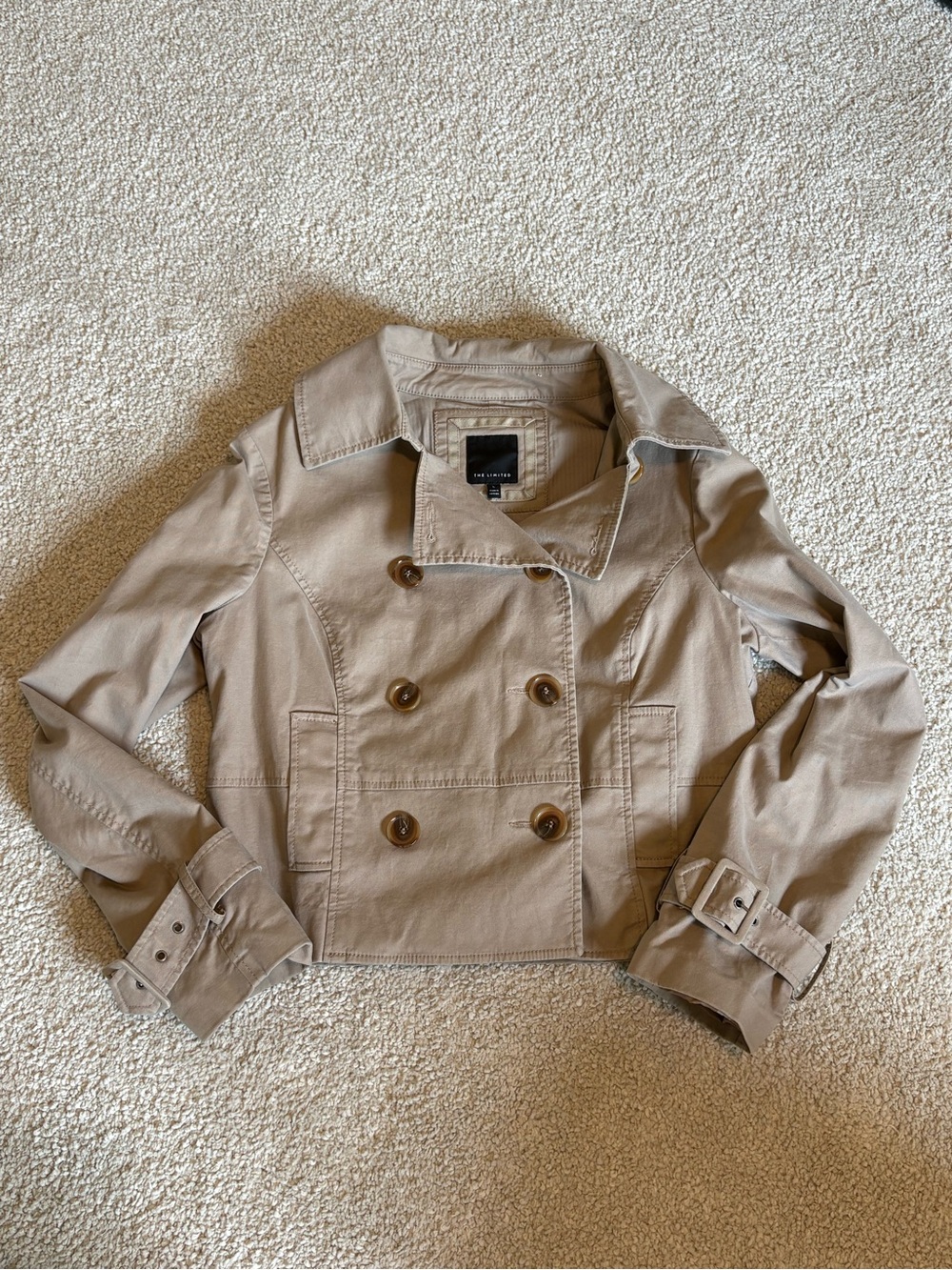 The Limited cotton trench jacket